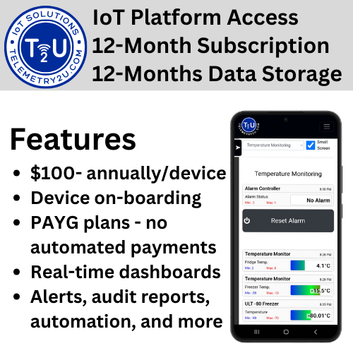 12 Month Platform Subscription - 12-Months Storage [+$100-]