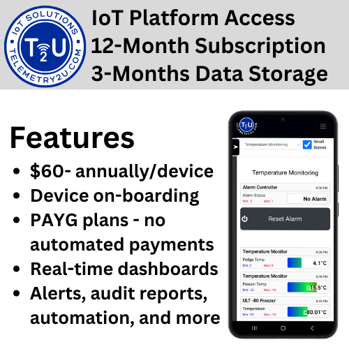 12 Month Platform Subscription - 3-Months Storage [+$60-]