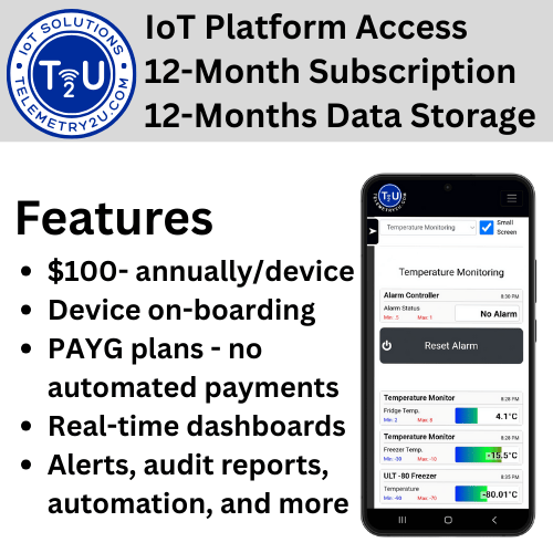 12 Month Platform Subscription - 12-Months Storage [+$100-]