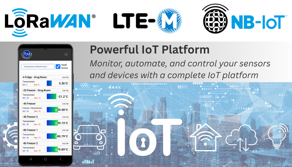 IoT Platform for LoRaWAN, NB-IoT, and LTE